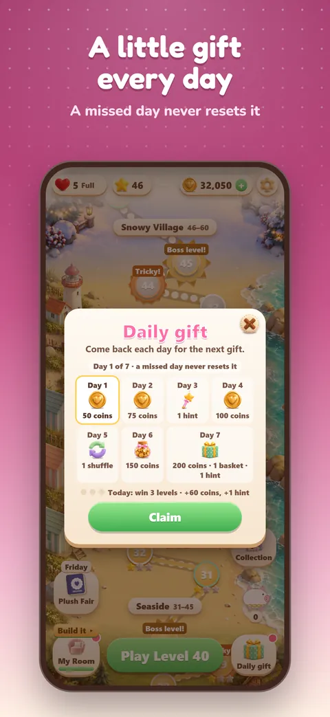 Screenshot 8: A little gift every day